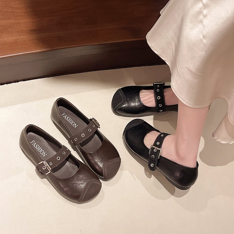 Spring and autumn lady flattie low shoes for women