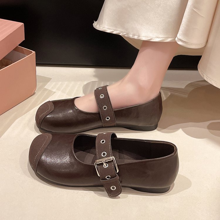 Spring and autumn lady flattie low shoes for women