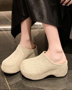 Thick slippers spring and autumn platform shoes