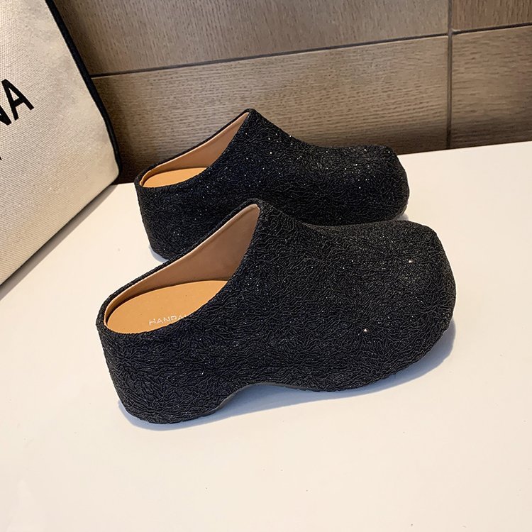 Thick slippers spring and autumn platform shoes