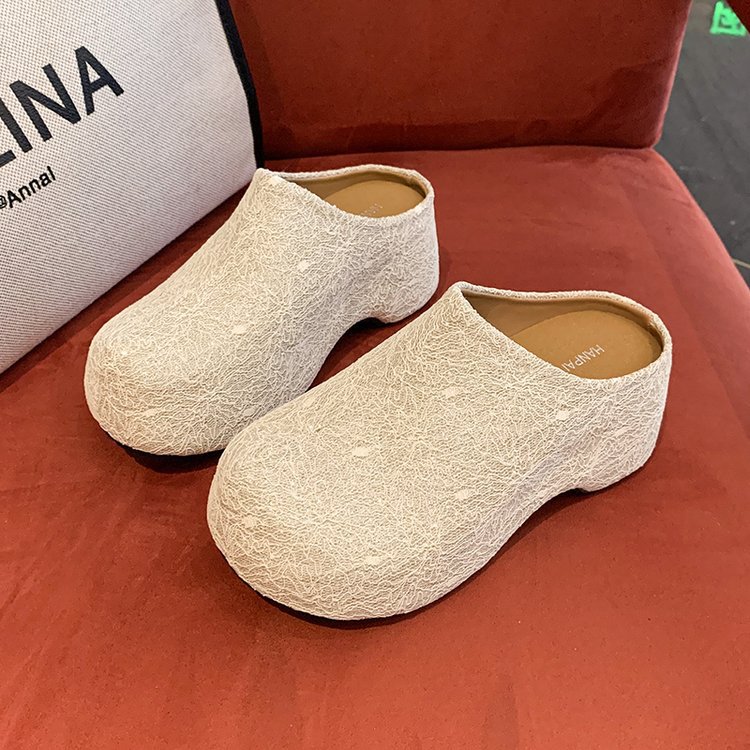 Thick slippers spring and autumn platform shoes