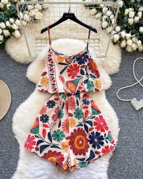 Bohemian style culottes dress for women