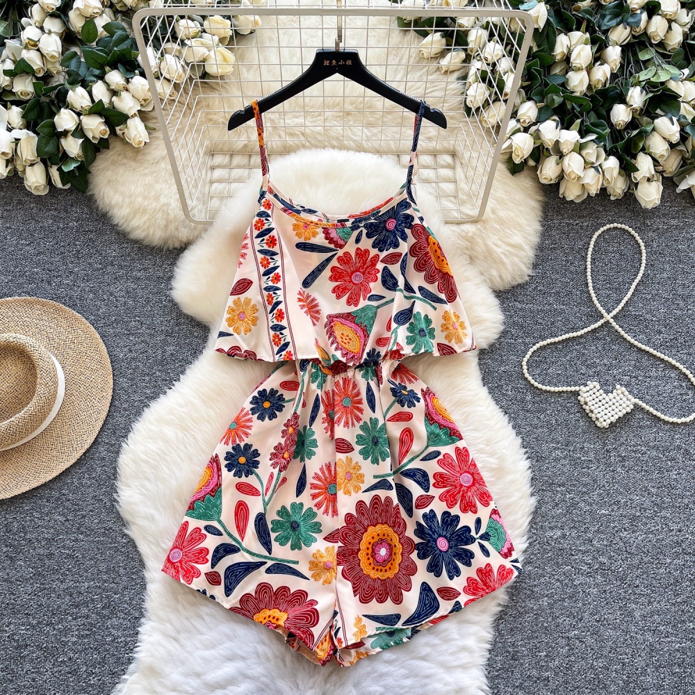 Bohemian style culottes dress for women