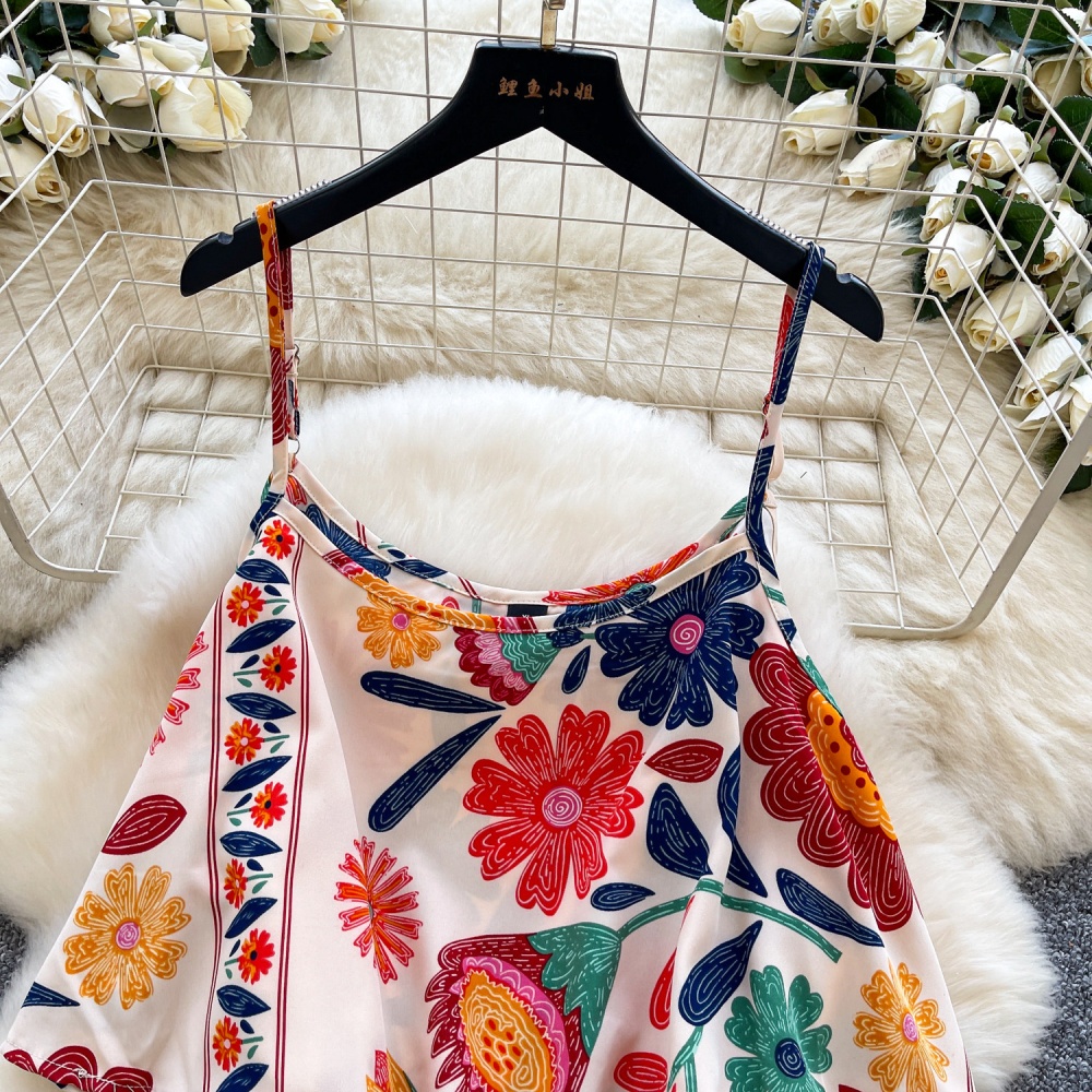 Bohemian style culottes dress for women