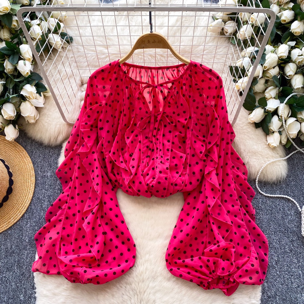 Temperament Casual all-match spring loose tops for women