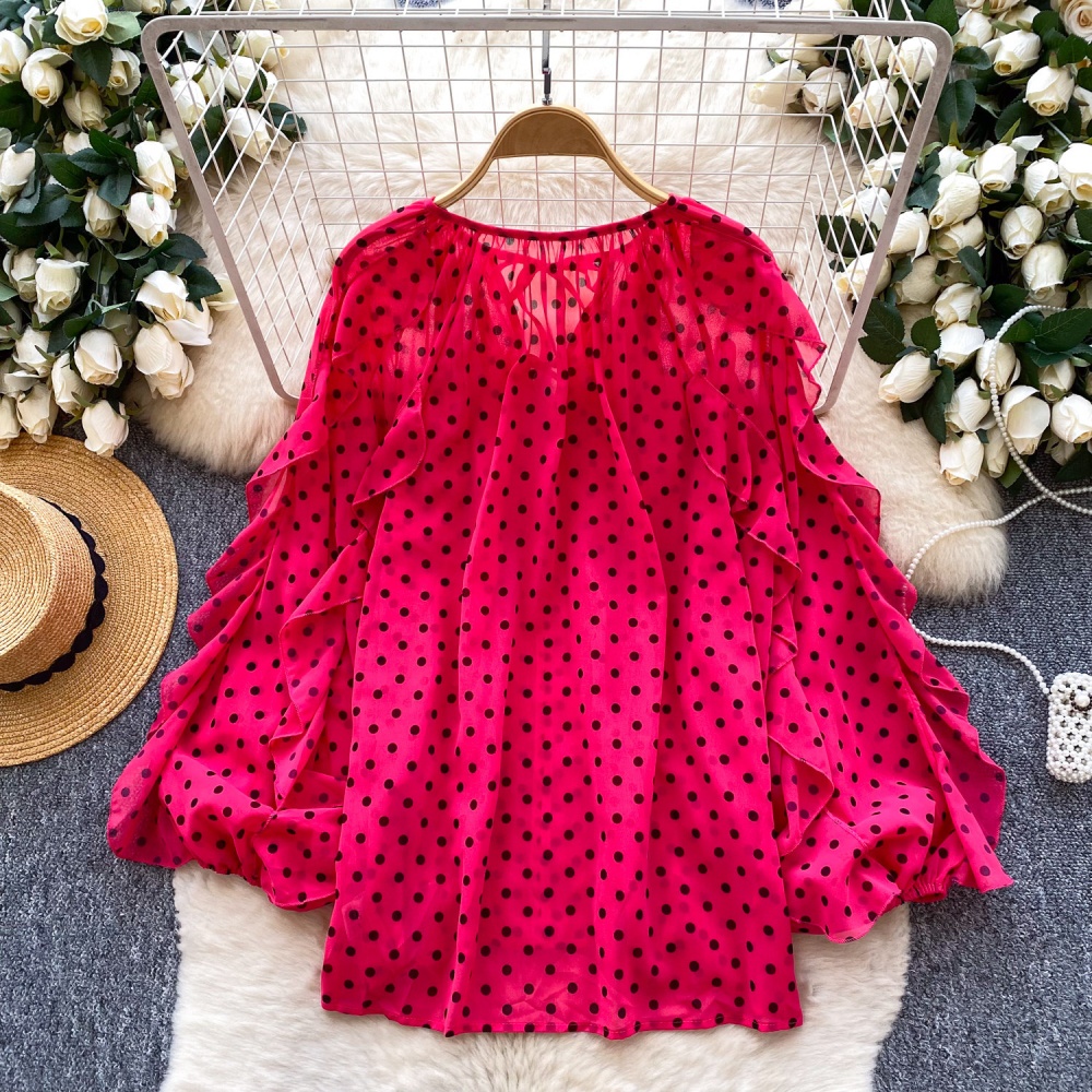 Temperament Casual all-match spring loose tops for women