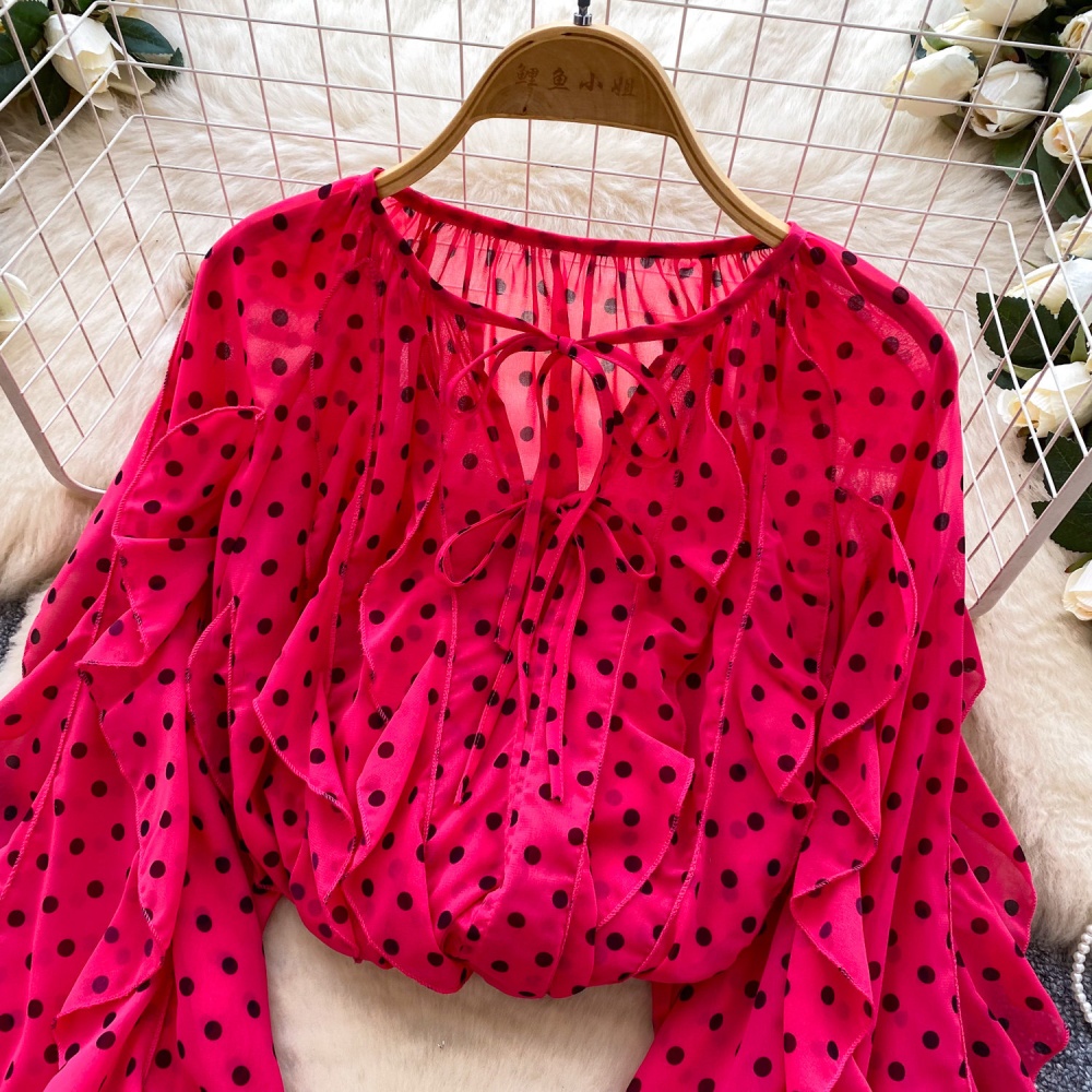 Temperament Casual all-match spring loose tops for women