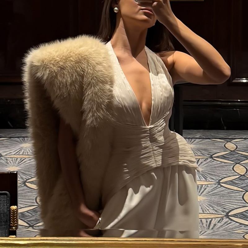 Fashion spring tops slim sexy vest for women