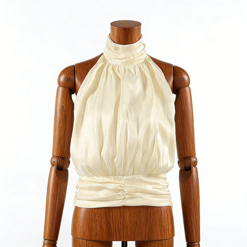 European style temperament vest fashion halter tops for women