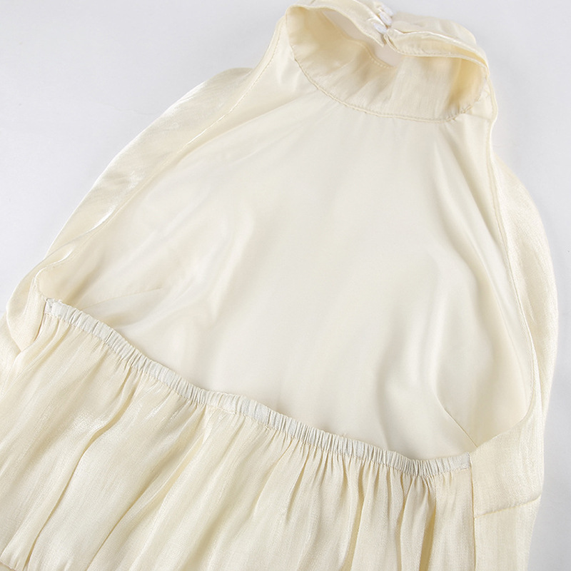 European style temperament vest fashion halter tops for women