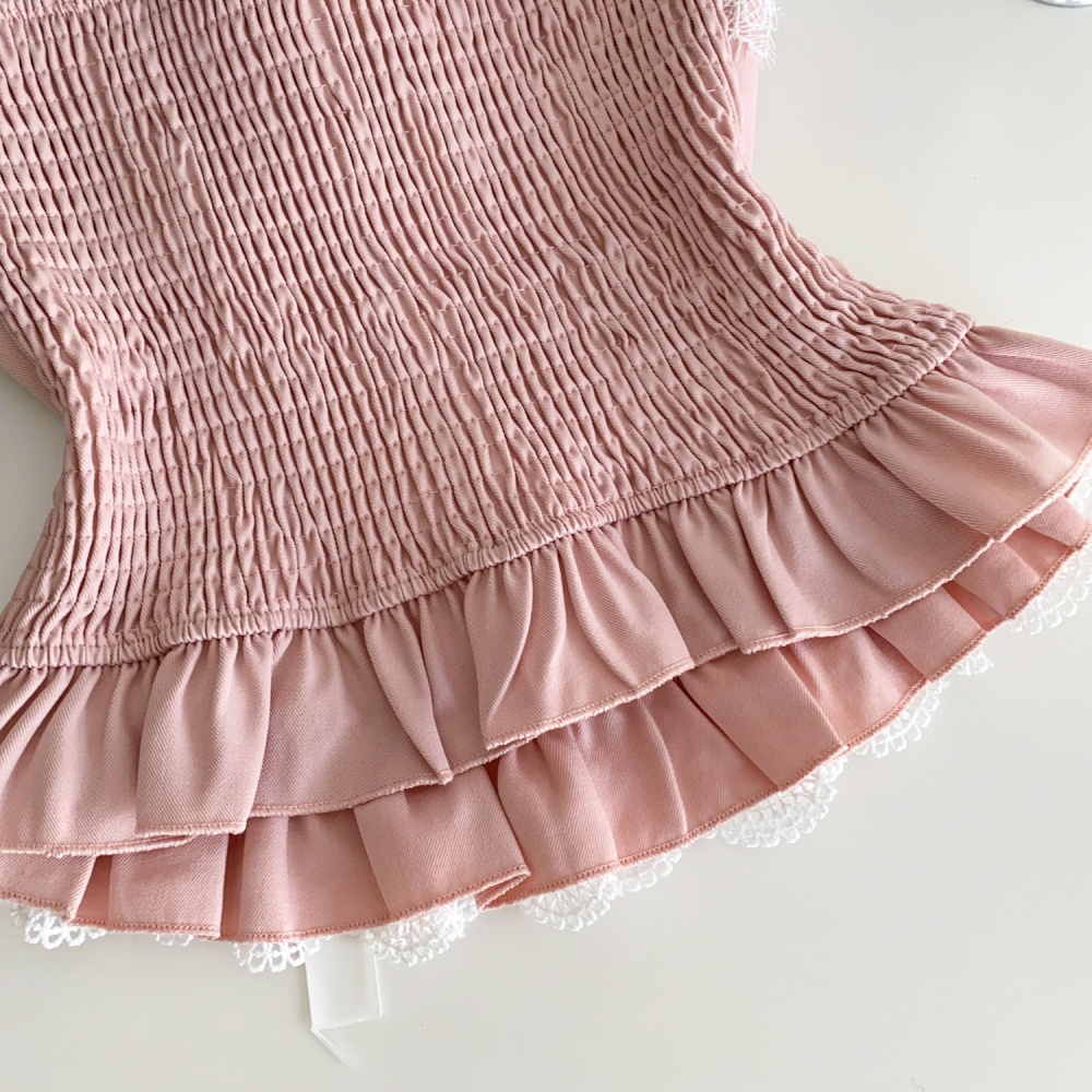 Enticement slim tops bow pinched waist vest for women