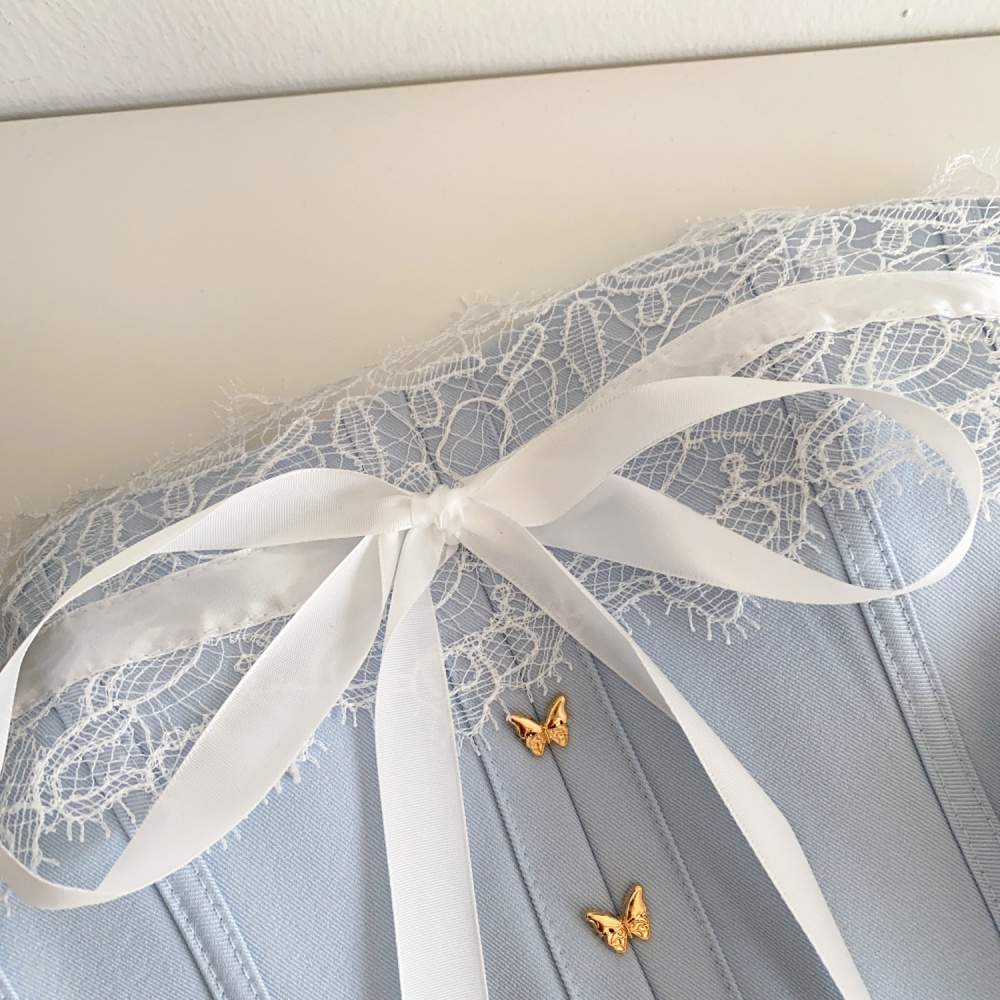 Enticement slim tops bow pinched waist vest for women