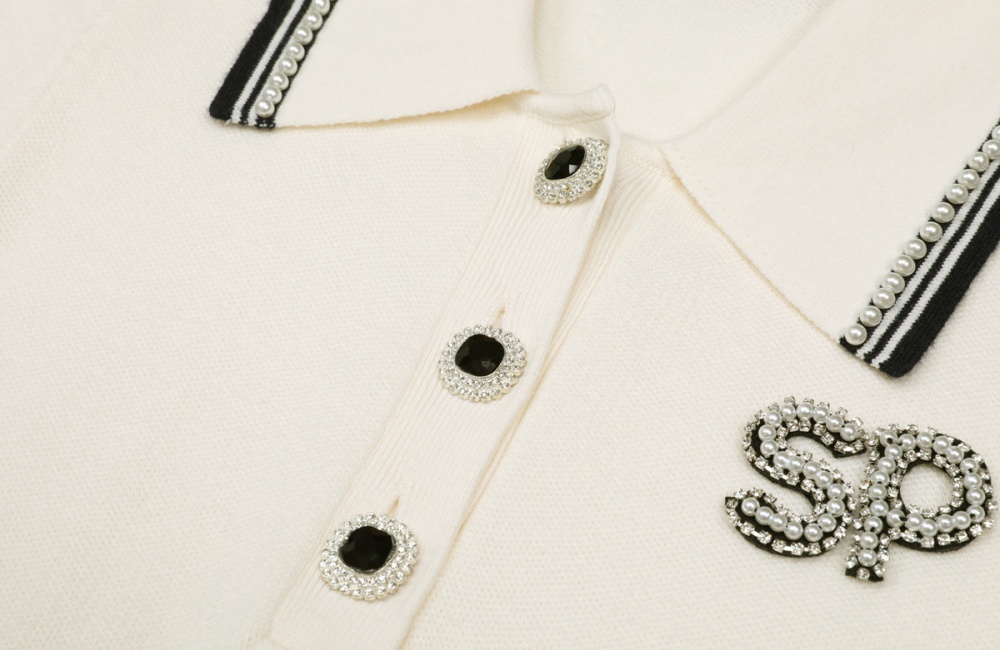 Summer short sleeve knitted fashionable short dress