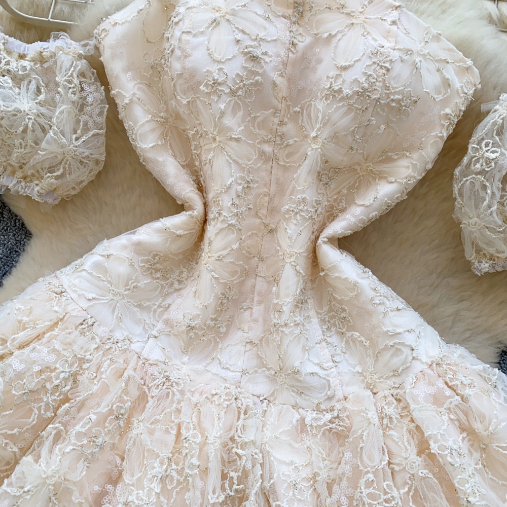 Wrapped chest bud Sexy underwear banquet lace dress for women