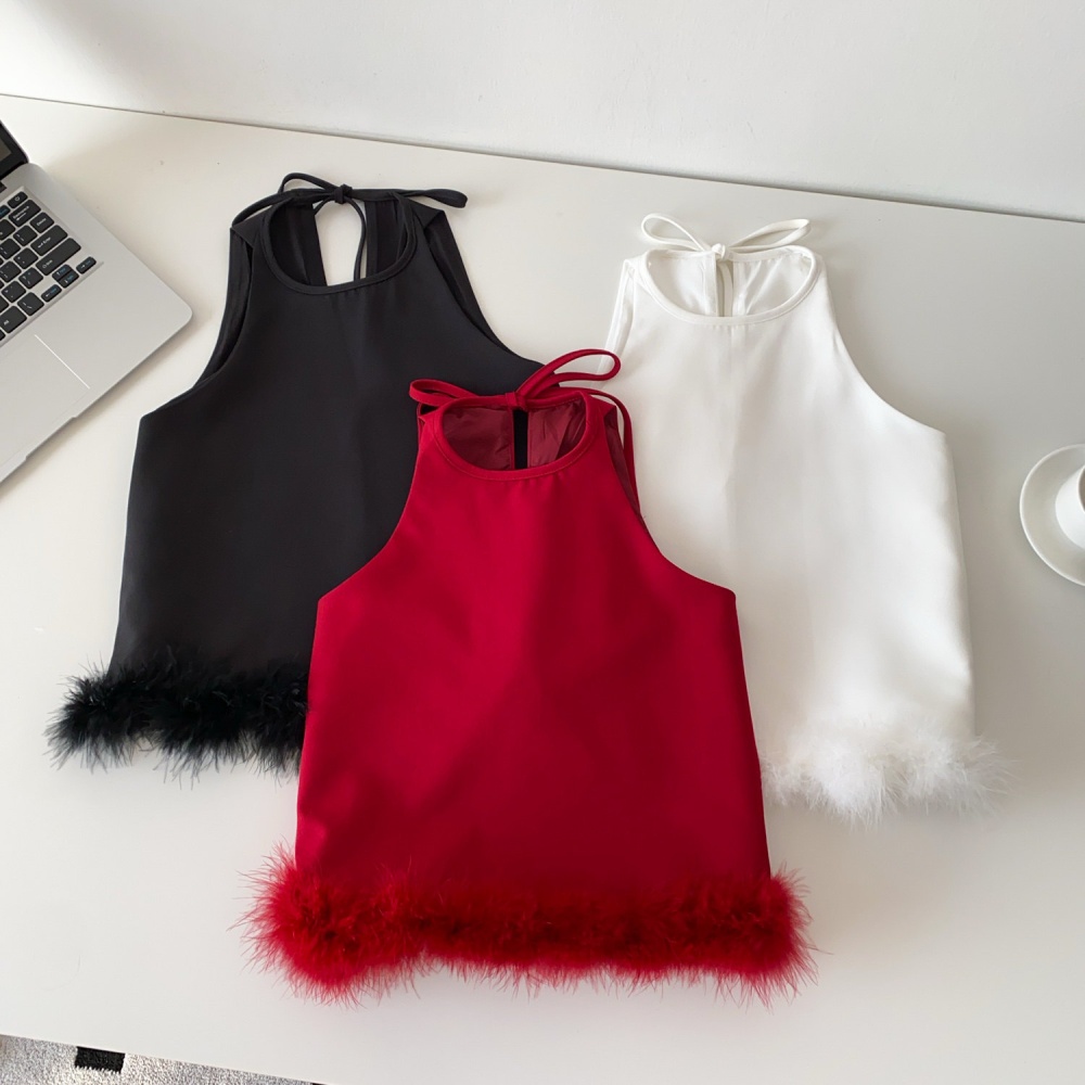 Casual Korean style elmo vest niche summer small shirt