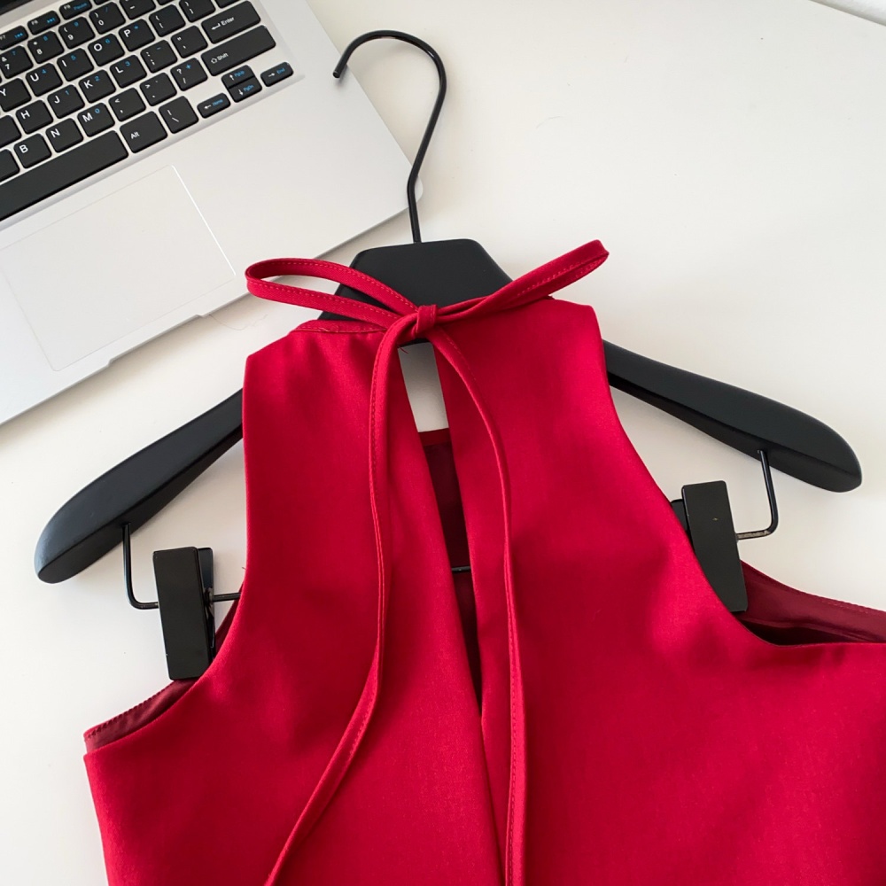 Casual Korean style elmo vest niche summer small shirt