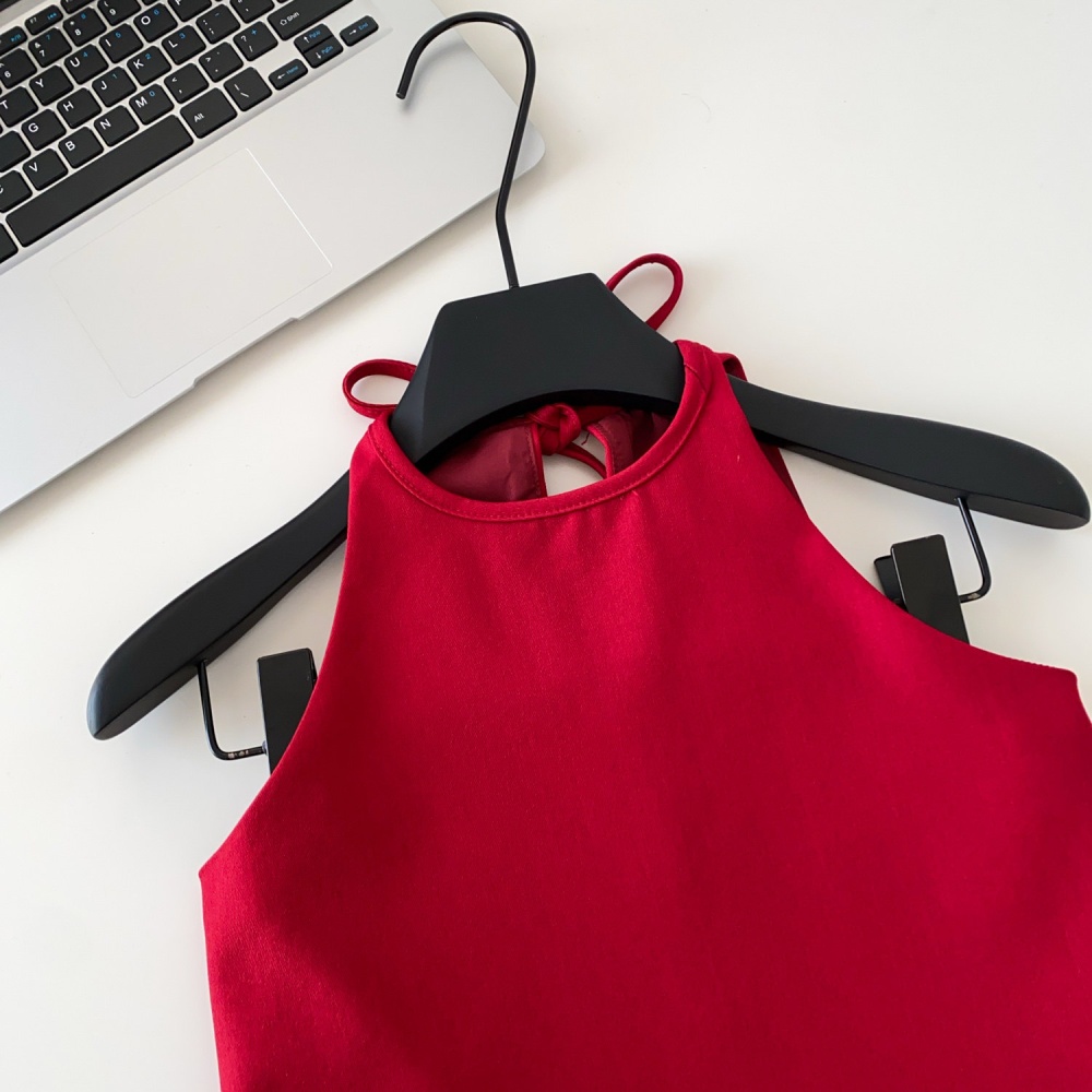 Casual Korean style elmo vest niche summer small shirt