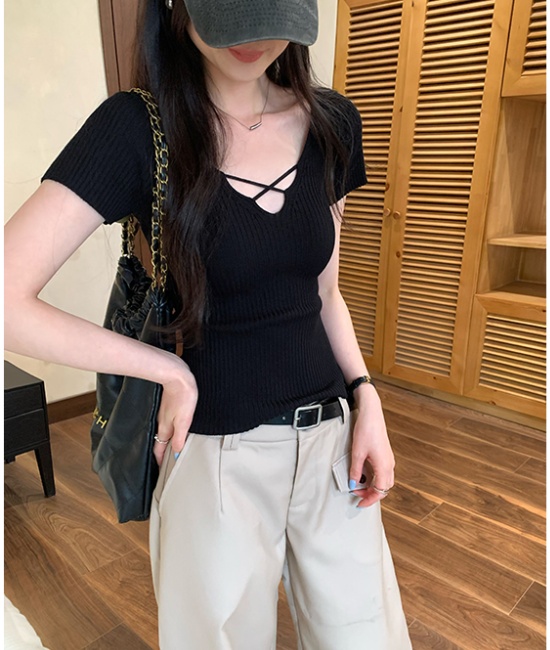 Slim summer tops spicegirl sweater for women