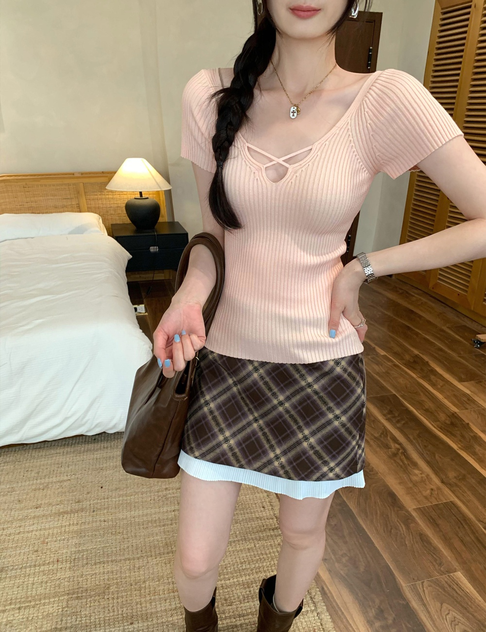 Slim summer tops spicegirl sweater for women