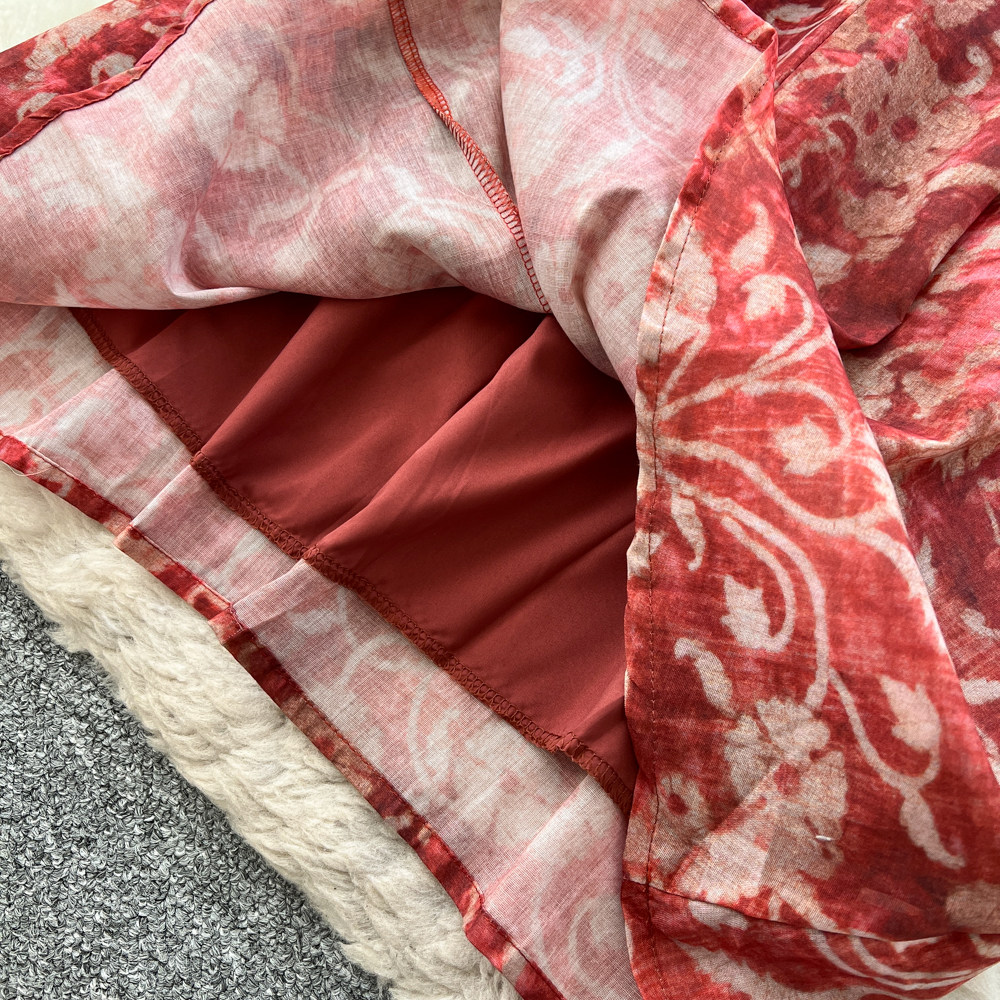 Bohemian style dress vacation long dress for women