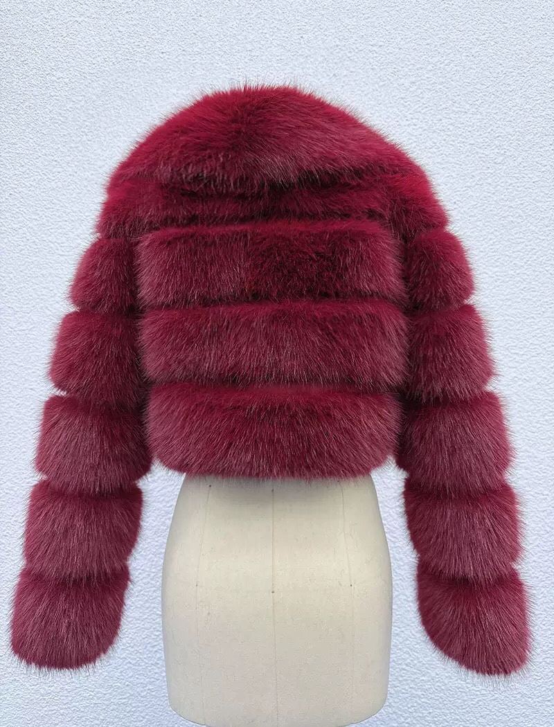 Light slim fur coat fox fur all-match jacket