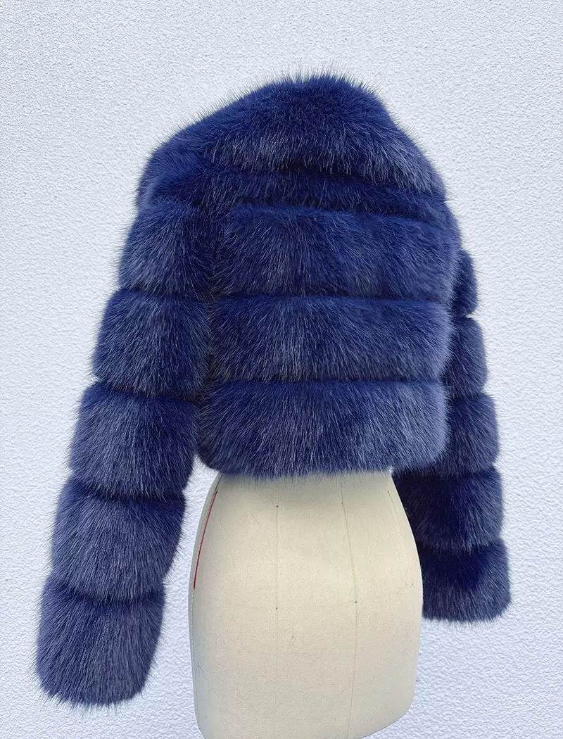 Light slim fur coat fox fur all-match jacket