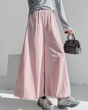 High waist drape summer pants slim Casual bud skirt