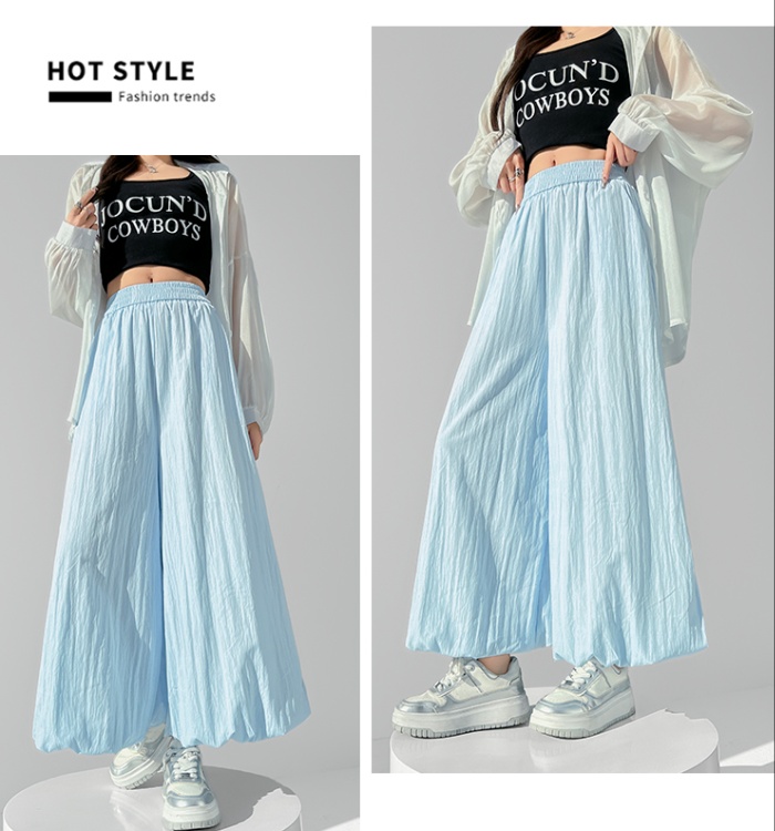 High waist drape summer pants slim Casual bud skirt