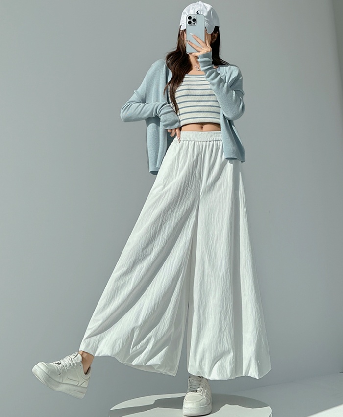 High waist drape summer pants slim Casual bud skirt
