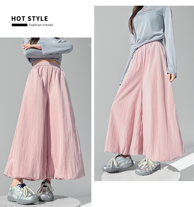 High waist drape summer pants slim Casual bud skirt