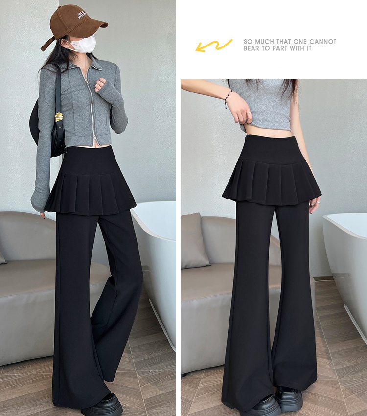 Casual elasticity pants slim flare pants for women