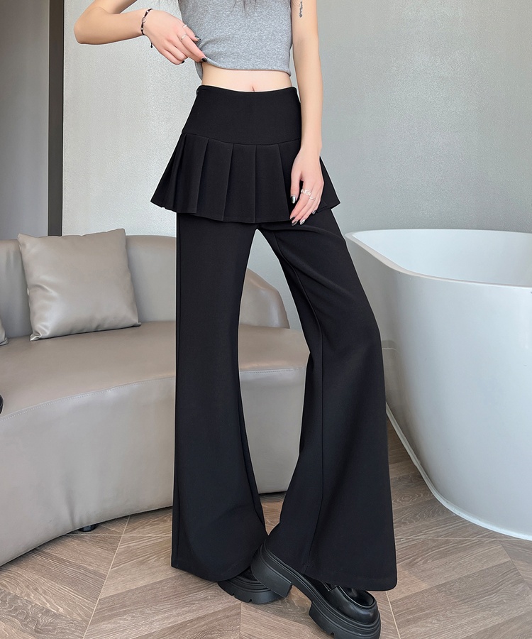Casual elasticity pants slim flare pants for women