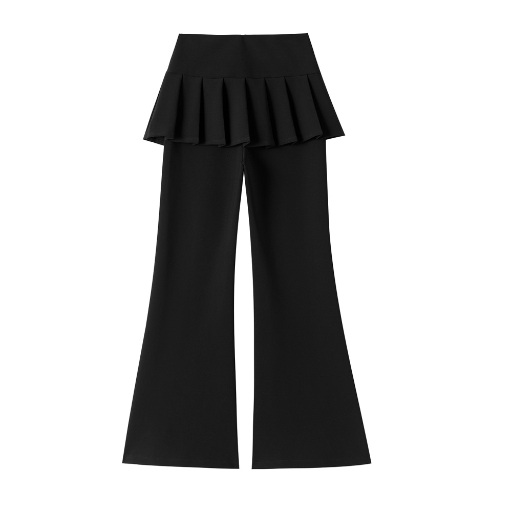 Casual elasticity pants slim flare pants for women