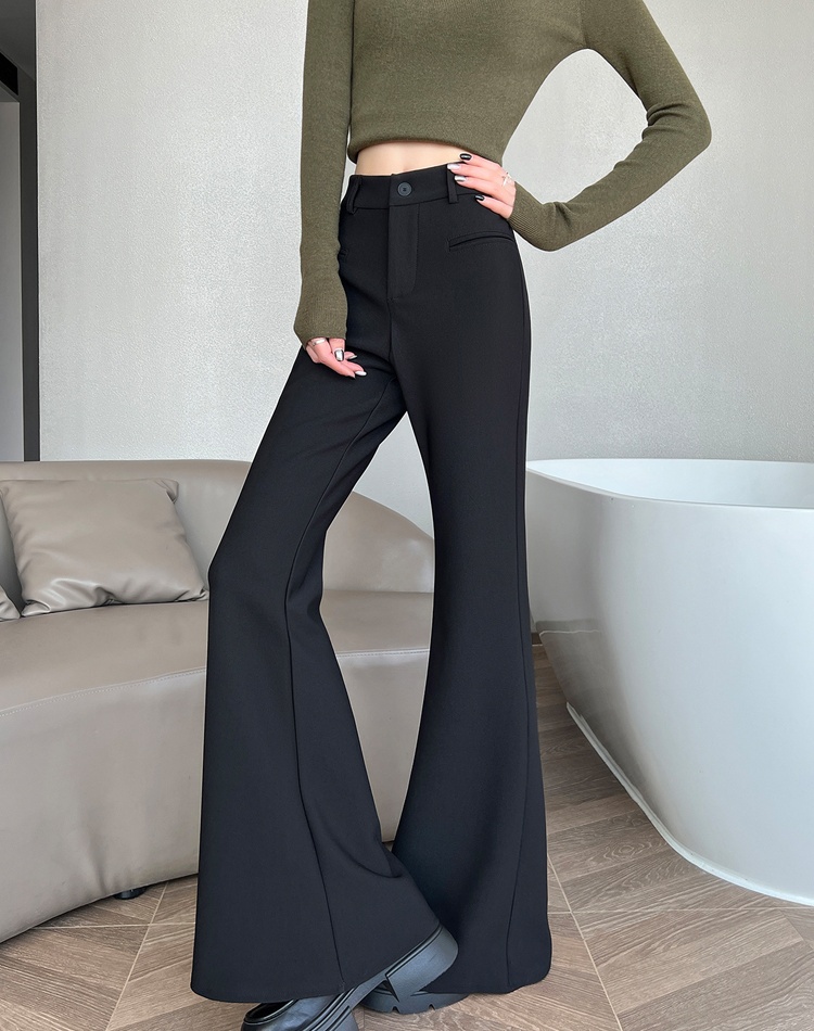 Spring pants micro speaker business suit for women