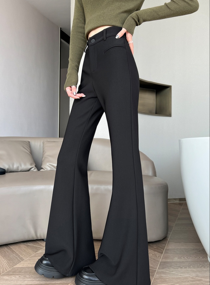 Spring pants micro speaker business suit for women