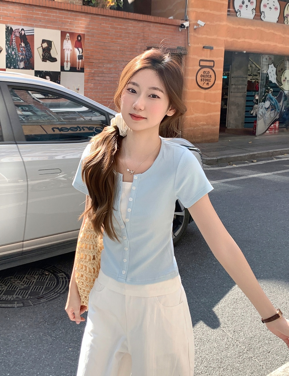 Short sleeve tops temperament T-shirt for women