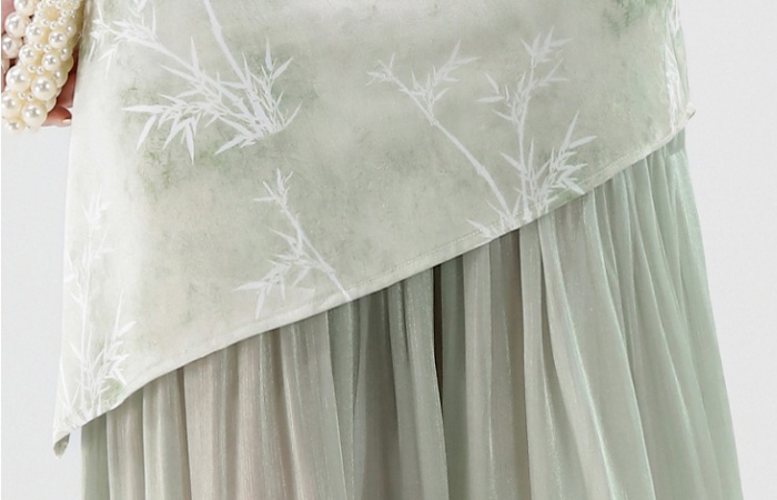 Temperament light unique summer Chinese style jacquard dress