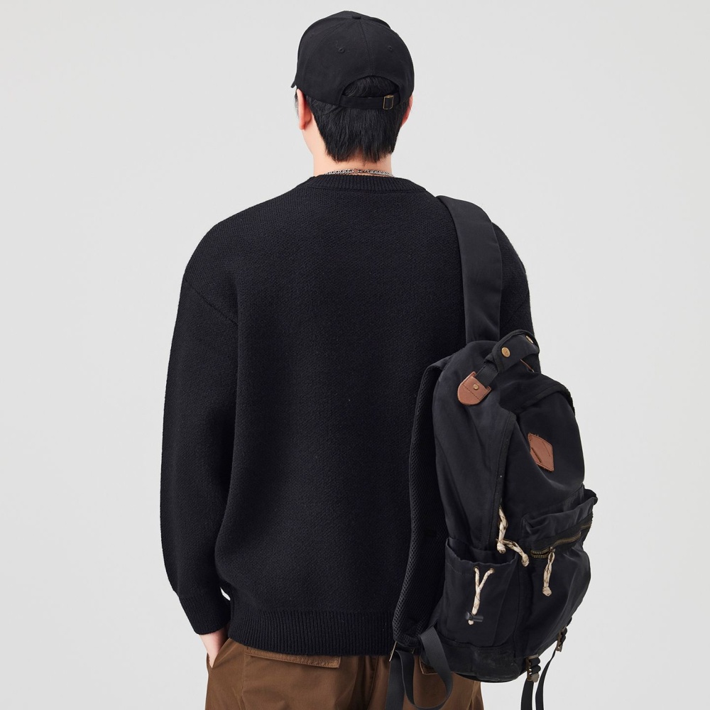 Loose Casual sweater all-match round neck coat