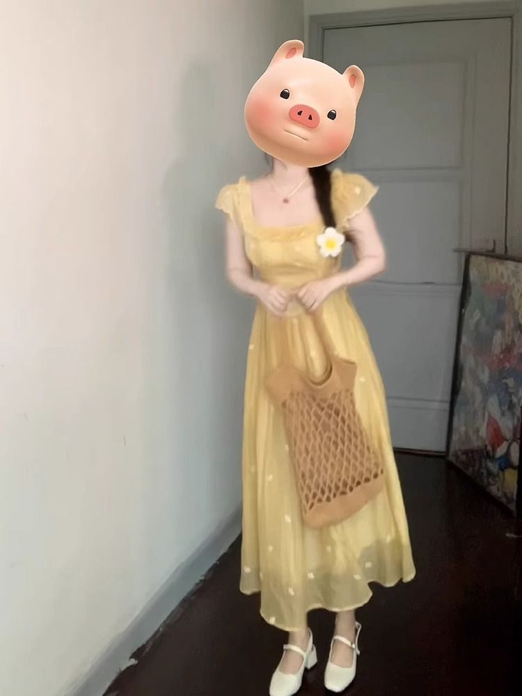 Temperament long dress boats sleeve dress for women