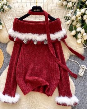 Niche autumn and winter sweater France style tops