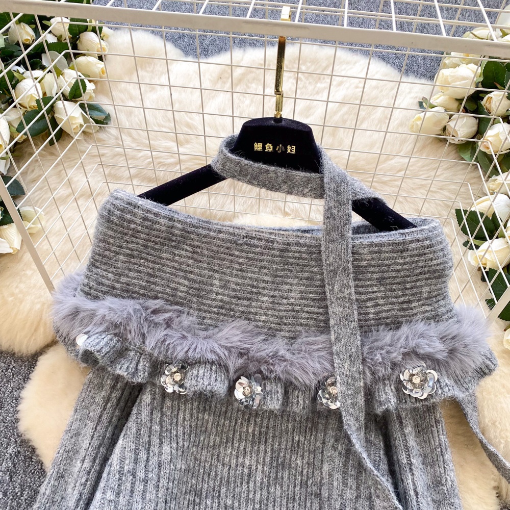 Niche autumn and winter sweater France style tops