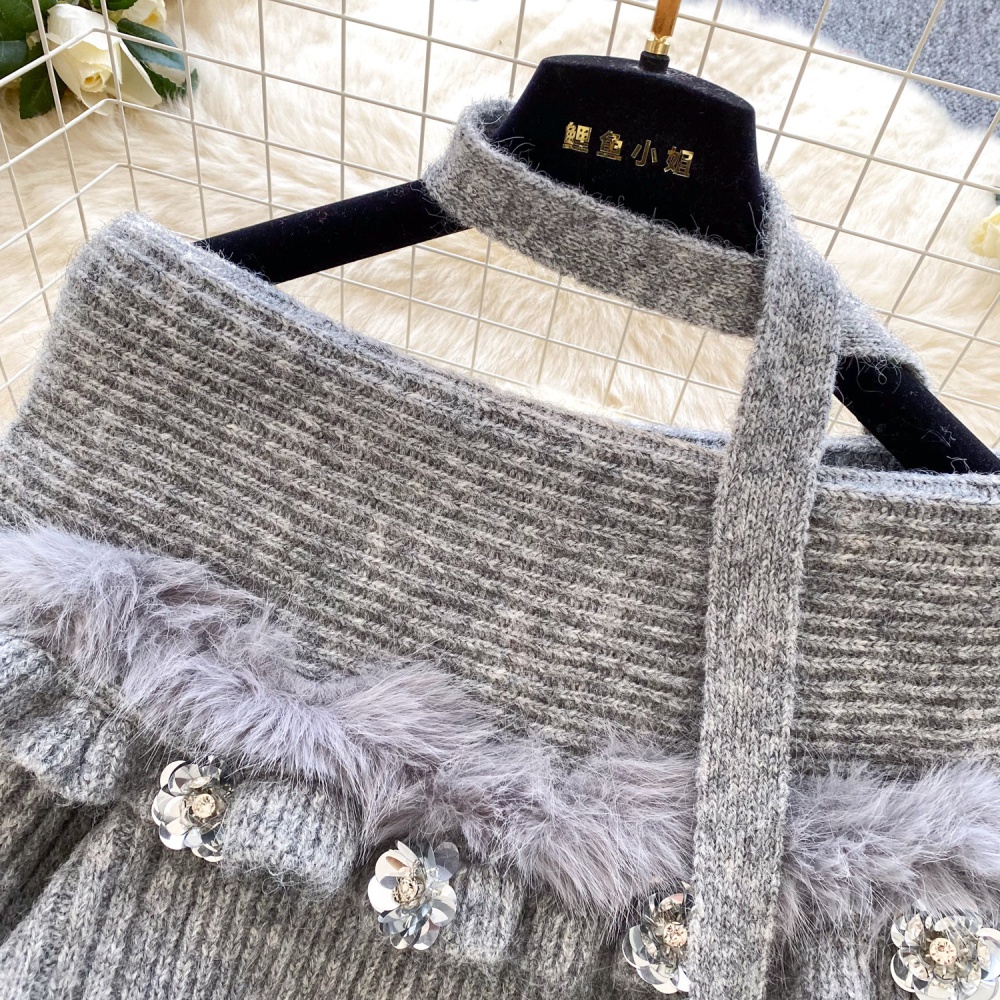 Niche autumn and winter sweater France style tops