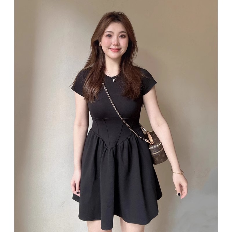 A-line slim dress summer T-back for women