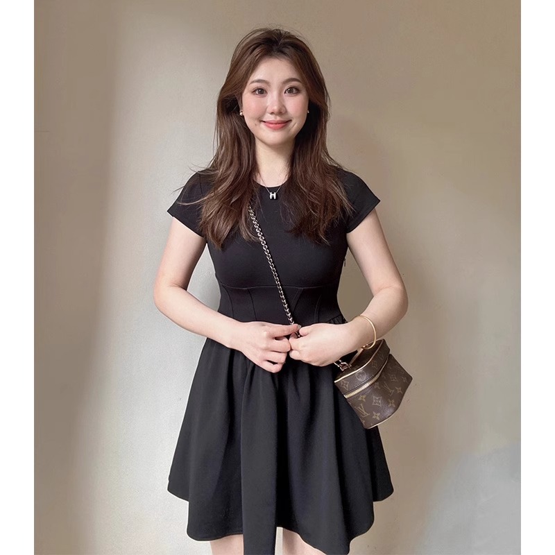 A-line slim dress summer T-back for women