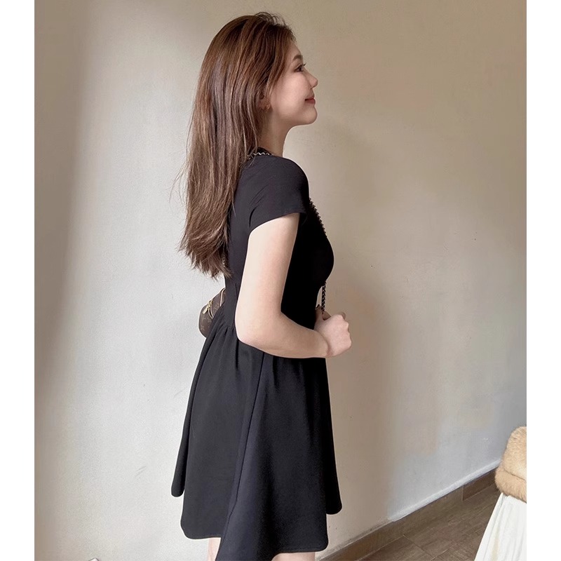 A-line slim dress summer T-back for women