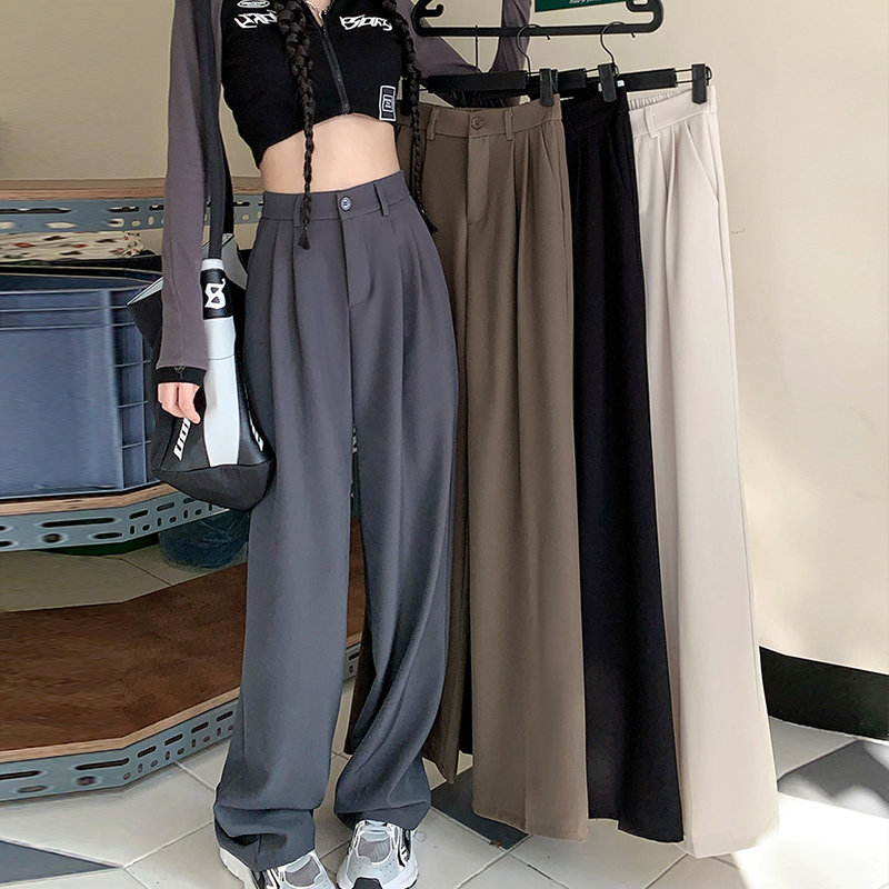 Straight pants suit pants casual pants for women