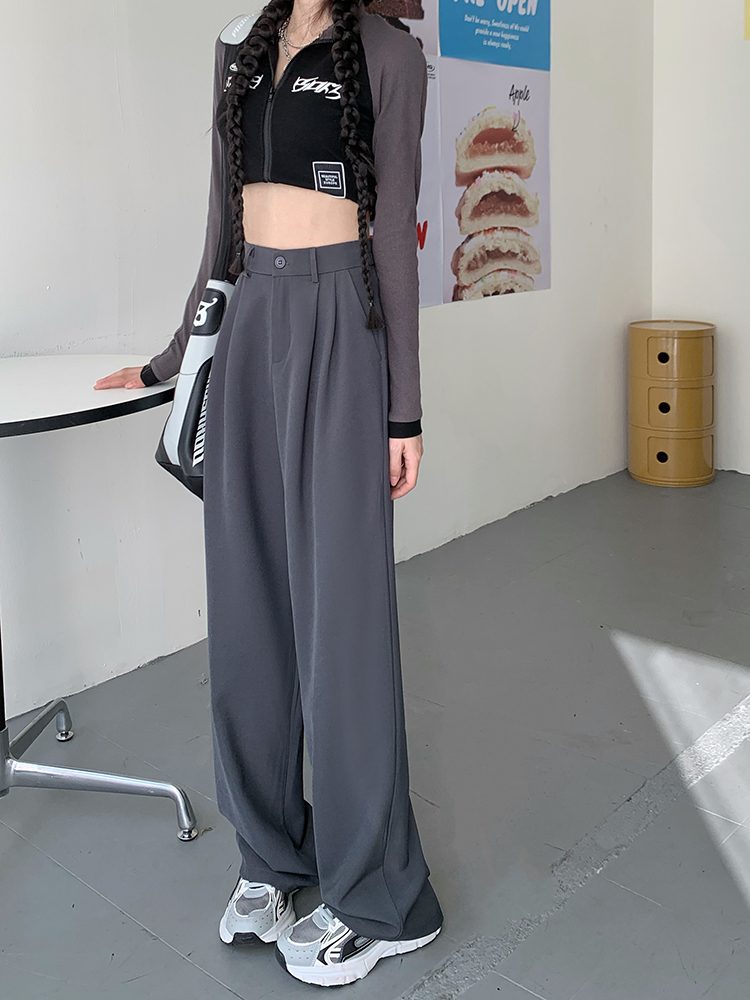 Straight pants suit pants casual pants for women