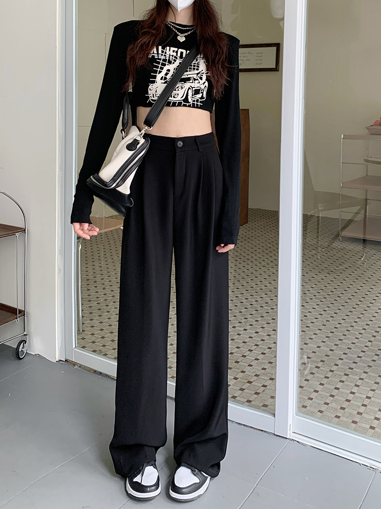 Straight pants suit pants casual pants for women