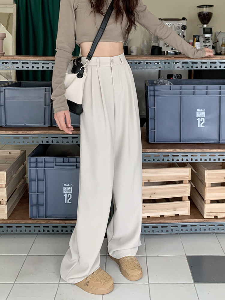 Straight pants suit pants casual pants for women