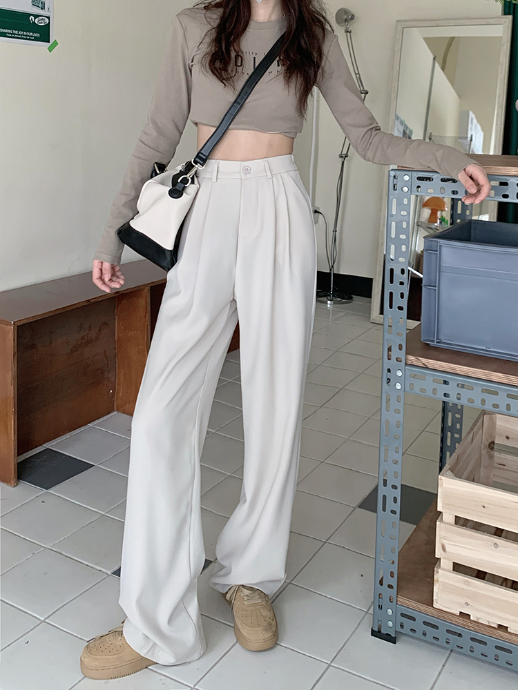 Straight pants suit pants casual pants for women
